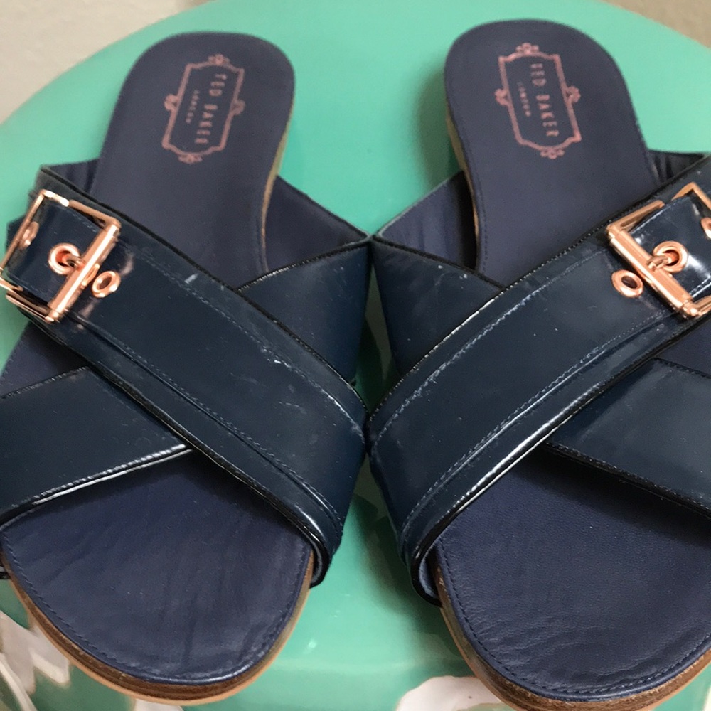 Ted Baker Navy Blue Sandals!